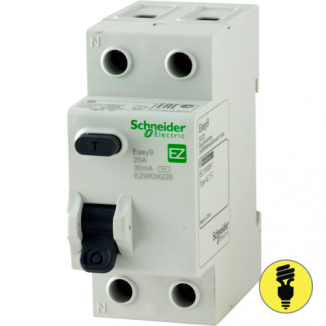 Выключатель автоматический УЗО двухполюсное Schneider Electric 2P 25А 30мА