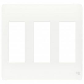 Рамка 3-ая (тройная), Белый, серия Unica Studio, Schneider Electric