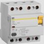 Выключатель дифференциального тока IEK 4п 25A 300mA тип AC ВД1-63 ИЭК MDV10-4-025-300