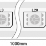Лента светодиодная 220, SMD5050, 60LED/м, кат  50м, 14,4 Вт/м, IP68, RGB  (RGB)
