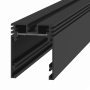 Трек SY 24В универсальный без проводов Черный SY-601201-2-BL, 2м, в комплекте торцевые заглушки 2шт и комплект коннекторов на одно соединение