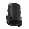 Светильник светодиодный потолочный встраиваемый , серия HIDDEN, Черный, 7Вт, IP20, Теплый белый (3000К)