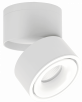 Светильник светодиодный потолочный накладной поворотный, серия LD, Белый, 12Вт, IP20, Теплый белый (3000К)