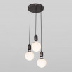 Подвесной светильник со стеклянными плафонами 50151/3 черный жемчуг