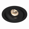 Корпус светильника потолочный встраиваемый  наклонный, COMBO10-BL, Черный, IP20