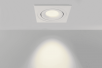 Корпус светильника потолочный встраиваемый  наклонный, COMBO11-WH, Белый, IP20