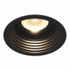 Корпус светильника потолочный встраиваемый  наклонный, COMBO-42-BL, Черный, IP20