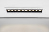 Светильник светодиодный потолочный встраиваемый наклонный, серия DL-UM9, Ч/Б, 12Вт, IP20, Теплый белый (3000К)