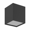 Светильник светодиодный потолочный накладной , серия GW, Черный, 10Вт, IP20, Теплый белый (3000К)