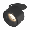 Светильник светодиодный потолочный встраиваемый наклонно-поворотный, серия I, Черный, 15Вт, IP20, Теплый белый (3000К)