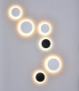 Настенный светильник CIRCUS, Черный, 9Вт, 4000K, IP54, GW-8663L-9-BL-NW