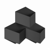 Бра декоративное PALMIRA, Черный, 6Вт, 3000K, IP20, GW-1101-3-6-BL-WW
