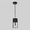Уличный подвесной светильник Roil чёрный/дымчатый плафон IP54 35125/H