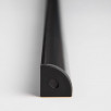 Угловой алюминиевый профиль черный/черный для светодиодной ленты LL-2-ALP008