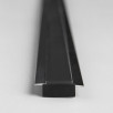 Встраиваемый алюминиевый профиль черный/черный для светодиодной ленты LL-2-ALP007