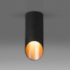 Накладной акцентный светильник DLN114 GU10 черный/золото