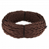 Ретро кабель витой 3х1,5 (коричневый) 50 м W6453514
