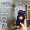 Радио пульт EASYBUS на 3 зоны и 5 сцен для управления RGB, RGBW, RGB+CC, 3В батарейка