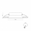 Светильник светодиодный диммируемый потолочный встраиваемый , серия WL-BQ, Белый, 15Вт, IP20, Теплый белый (3000К)
