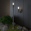 Светильник садово-парковый со светодиодами ISIDA LED серый 35165/F