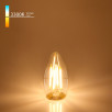 Филаментная светодиодная лампа Свеча" C35 9W 3300K E27 (C35 прозрачный) BLE2733"