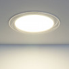 Встраиваемый светодиодный светильник DLR004 12W 4200K WH белый