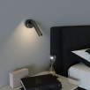 Настенный светодиодный светильник 20126/1 LED черный жемчуг