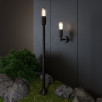 Светильник садово-парковый со светодиодами ISIDA LED черный 35165/F