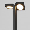 Светильник садово-парковый со светодиодами Twin 35170/F черный