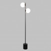 Напольный светильник со стеклянным плафоном 01158/2 черный