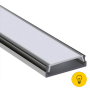 Алюминиевый профиль для светодиодной ленты 25х6х2000
