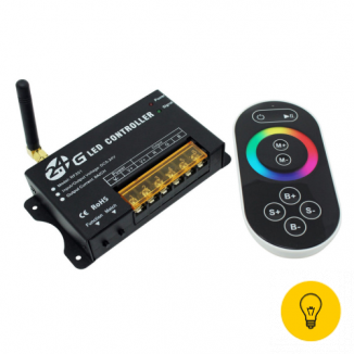 RGB контроллер для светодиодной ленты Touch screen, 3 канала, 18 А (216W/432W, 12V/24V)
