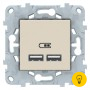Розетка USB 2-ая (для подзарядки), Бежевый, серия Unica New, Schneider Electric