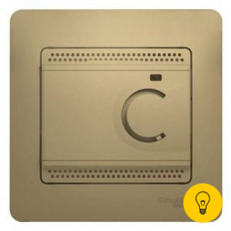 Терморегулятор для теплого пола, Титан, серия Glossa, Schneider Electric