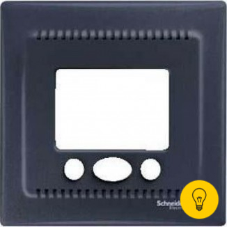 Термостат комнатный с сенсорным дисплеем, Графит, серия Sedna, Schneider Electric