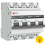 Автоматический выключатель EKF 4P 3А 4,5kA ВА 47-63 PROxima SQmcb4763-4-03D-pro