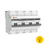 Автоматический выключатель EKF PROxima ВА 47-100, 4P, 10А, D, 10kA, SQ mcb47100-4-10D-pro