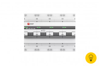 Автоматический выключатель EKF PROxima ВА 47-100 4P, 32А, D, 10kA, SQ mcb47100-4-32D-pro
