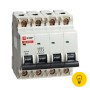 Автоматический выключатель EKF ВА 47-63, 4P, 1А 4,5kA SQ mcb4763-4-01C