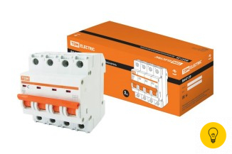 Автоматический выключатель TDM ВА47-29 4Р 16А 4.5кА С SQ0206-0125