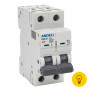 Автоматический выключатель ANDELI DZ66-63/2P 10A 6kA х-ка C ADL01-240