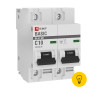 Автоматический выключатель EKF Basic ВА 47-100, 2P, 10А, 10kA mcb47100-2-10C-bas