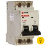 Автоматический выключатель EKF ВА 47-63, 2P, 10А, 4,5kA, SQ mcb4763-2-10C
