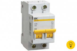 Автоматический выключатель IEK ВА47-29 2п, 4А, С, 4.5кА MVA20-2-004-C