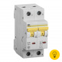 Автоматический выключатель IEK ВА 47-60, 2Р, 20А, 6 кА, характеристика B MVA41-2-020-B