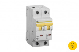 Автоматический выключатель IEK ВА 47-60, 2Р, 32А, 6 кА, характеристика D MVA41-2-032-D