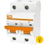 Автоматический выключатель TDM ВА47-100 2Р 50А 10кА D SQ0207-0019