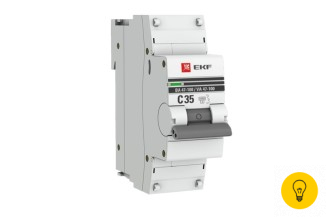 Автоматический выключатель EKF 1P 35А 10kA ВА 47-100 PROxima SQmcb47100-1-35C-pro
