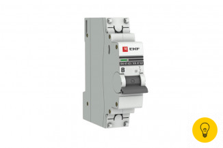 Автоматический выключатель EKF PROxima ВА 47-63, 1P, 6А, В, 4,5kA, SQ mcb4763-1-06B-pro
