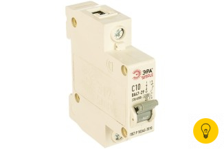 Автоматический выключатель ЭРА SIMPLE ВА 47-29 1P 10А C 4,5кА Б0039219